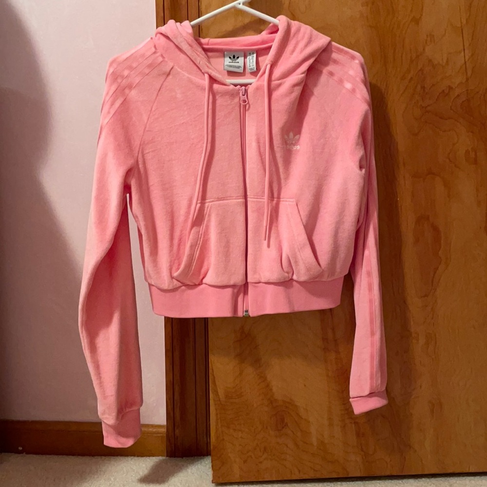 Adidas cropped hoodie